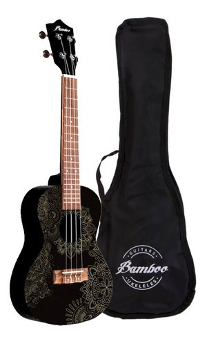 Ukulele Concierto Bamboo Soul Con Funda U-23-soulmandala-s 