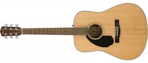 Guitarra Acústica Fender Cd-60s Para Zurdo Natural Brillante