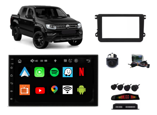 Multimídia Android Amarok 12 13 Carplay Mold Sens Met Tv Int