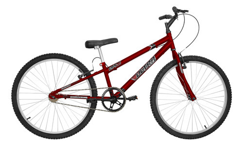 Bicicleta Rebaixada Aro 26 Masculina/ Feminina Ultra Bikes Cor Vermelho
