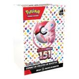 Box 18 Boosters Pokémon Coleção Escarlate Violeta 151 Cards