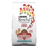 Alimento Razas Pequeñas Croquetas Carne Purina Beneful 10 Kg