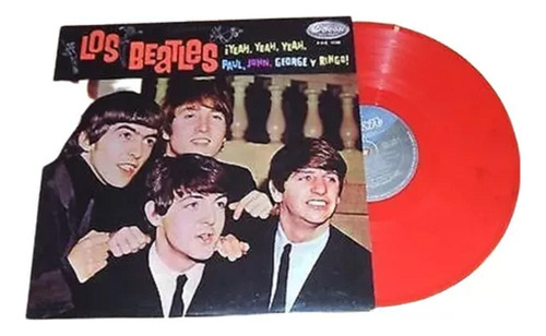 The Los Beatles Lp Color ! Yeah Yeah Yeah! Novo Disco Vinil