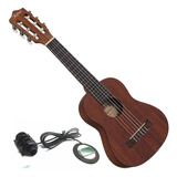 Guitalele Ukulele Baritono Elétrico Canhoto Gk6m Shelby