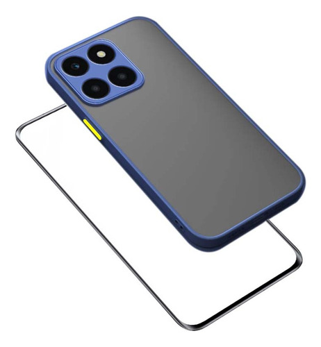 S Funda Para Honor X8b Suave Silicona Tener Vidrio Membrana