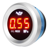 Medidor De Presión De Aceite Pantalla Alarma Digital Led Met