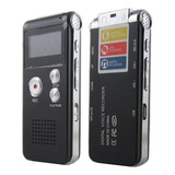 Mini Grabadora De Audio Digital Mp3 Pl 8 Gb Color Negro Q