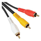 Kit Cabo Rca 3+3 Coaxial 2m + Cabo Hdmi 1.4 Simples Com 2 M.
