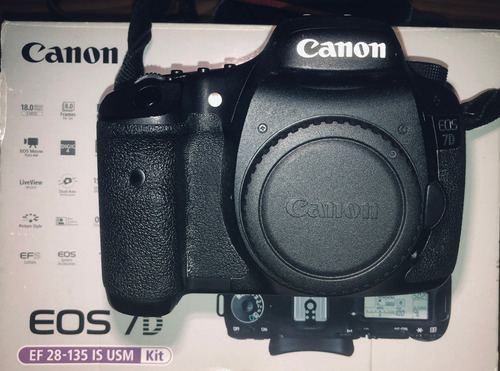 Canon Eos 7d Dslr + 2 Batt + Memoria Pro
