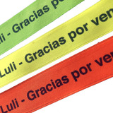 40 Pulseras Tela Personalizadas Fluo