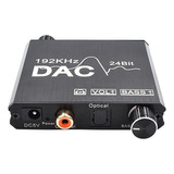 Digital To Analog Audio Converter 192khz 24bit Dac Optical