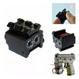 Mini Laser Picatinny Pistola Rifle Mira Vermelho Militar Top