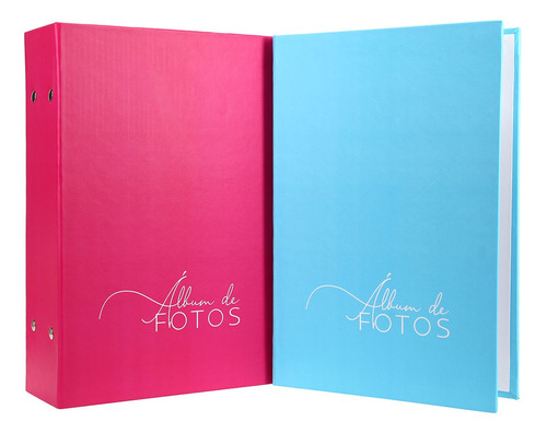 Album 10x15 500 Fotos Premium Kit C/2 Unidades Familia Ofert