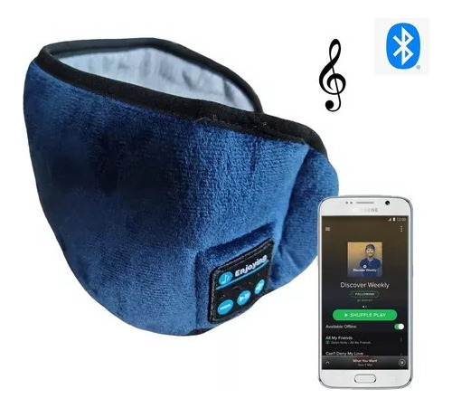 Audífonos Bluetooth Antifaz Para Dormir Viaje