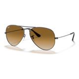 Anteojos Gafas Lentes Sol Rayban Aviador Metal Rb3025004/51