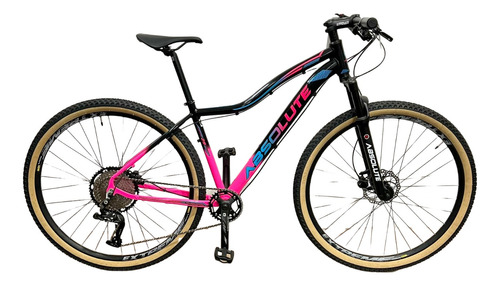 Bicicleta Aro 29 Absolute Hera Prime 12v Preto E Rosa