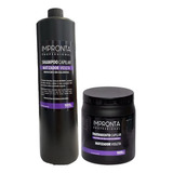 Shampoo + Mascara Matizador Violeta  Impronta X 1000ml