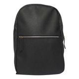  Mochila Portanotebook De Hombre Negra De Cuero Ecologico