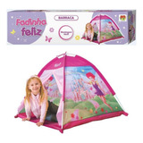 Barraca Toquinha Infantil Menina Fadinha Feliz Rosa Dm Toys 