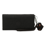 Kipling Rubi Cartera Con Muñequera Color Negro 100% Original