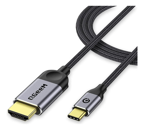 Qgeem Cable Usb C A Hdmi, Cable Usb Tipo C A Hdmi 4 Pies 4k 