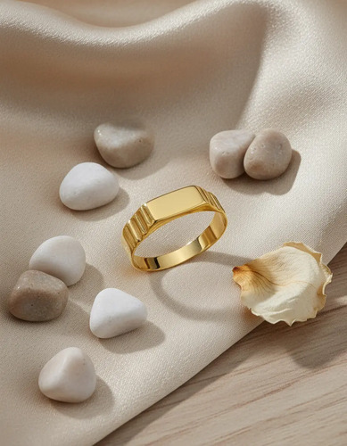 Anillo Slim Ultra Ligero Unisex Liso Dama Caballero Oro 10k | Meses sin interés