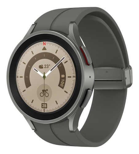 Samsung Galaxy Watch5 Pro Bluetooth (45mm) Gray Titanium Color De La Caja Gris Titanio Color De La Malla Gris Titanio Color Del Bisel Gris Titanio