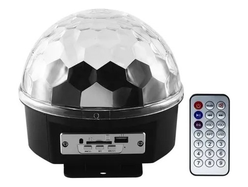 Bola Mágica De Luz Led Reproductor Mp3 Bluetooth