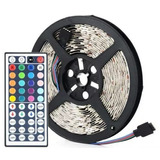 Tira Led Rgb 5050 Exterior Control 44 Botones Fuente 12v 5a