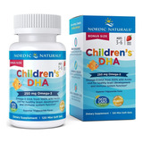 Nordic Naturals Dha Para Niños, Fresa, 120 Minigeles Mastica