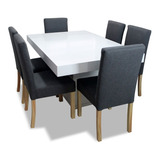 Comedor Modelo Oben Para 6 Personas Moderno Minimalista.