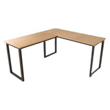 Escrivaninha Mesa Em L 150cm X 150cm Estilo Industrial Home