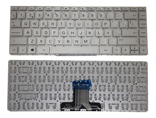 Teclado Plata Para Hp 14-dh 14-dq0007la 14-dq0008la