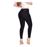 Umarah® Jeans Dama Mezclilla Stretch Negro Push Up Ngls1