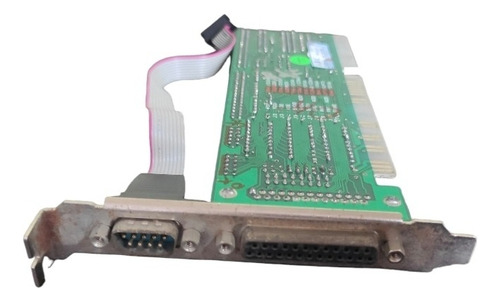 Placa Controladora Slot Isa Serial E Paralela Pc Antigo