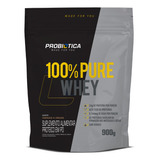 100% Pure Whey Refil 900g - Probiótica - Whey Concentrado 