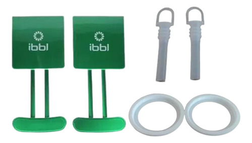  Kit Peça Refresqueira Ibbl Chupeta Silicone Aneis Torneira