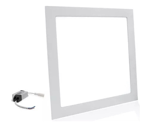 Painel Plafon Led 18w Quadrado 20x20 Embutir Quente Ctb