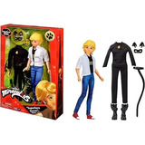 Muñeco Miraculous Adrien Agreste Cat Noir Con 2 Outfits