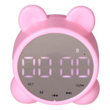 1 Reloj Despertador Con Altavoz Bluetooth P1, Alarma