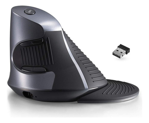 Delux Raton Ergonomico Inalambrico, Mouse Vertical Recargabl