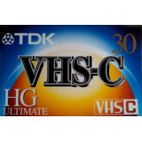 Cassette Vhsc Vhs-c Tc30 Minivhs Mini Vhs Tdk Casete Casette