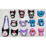 50pz Monedero Silicon Mickey Crossbody Correa Kawaii