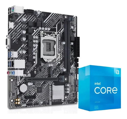 Combo Actualización Pc Intel Core I3 10105f + Mother H510m