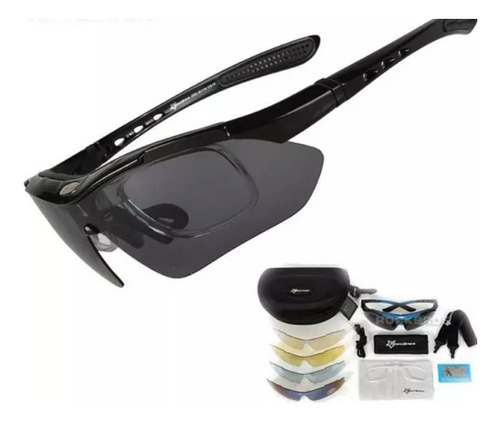 Lentes Polarizados Rockbros Para Ciclismo Mtb Correr 5 Micas