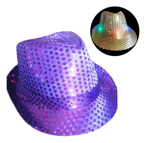 Sombrero Luminoso Led Para Fiesta Y Animacion Eventos