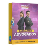 Pack Canva Advogados Jurídico - 100% Editável