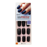 Unhas Autocolantes Kiss Ny Impress Swan Médio Bipm450br