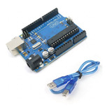 Arduino Uno R3 + Cabo Usb 2.0 - A-b