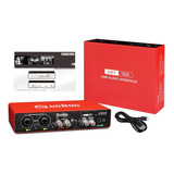 Interface De Audio Dg Nog 24bit 192k Não Focusrite Behringer